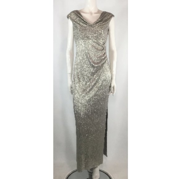 Connected Shimmery Maxi Dress (like new) - Picture 2 of 4